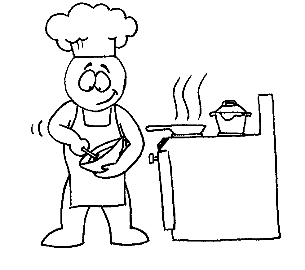cooking dinner clipart - photo #44