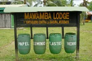 recycling bins in Costa Rica