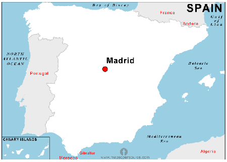 Map of Spain