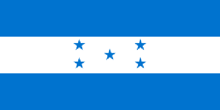 Flag of Honduras.