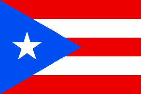 Flag of Puerto Rico.