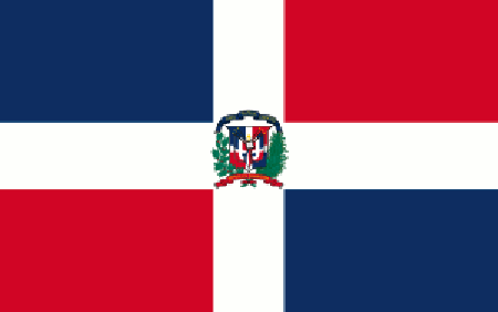 Flag of the Dominican Republic.