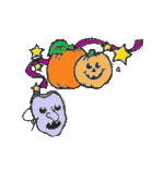 pumpkins and masks