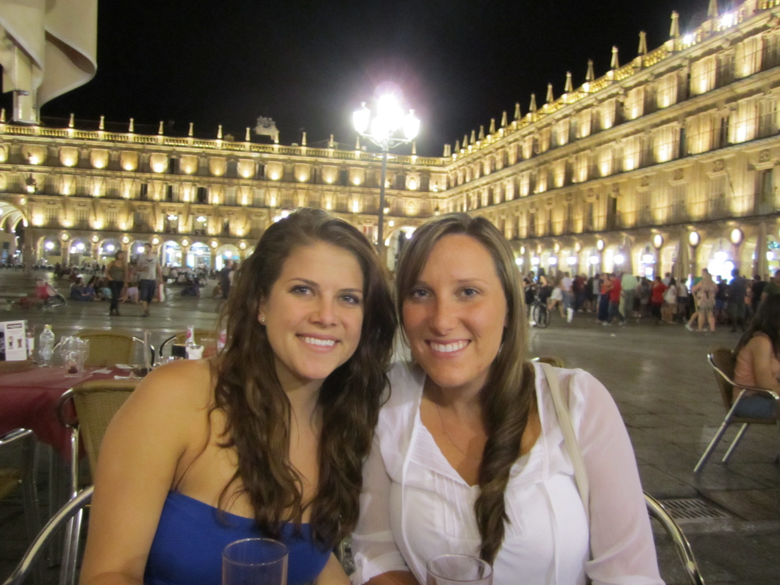 Kayla and I in LA Plaza Mayor.