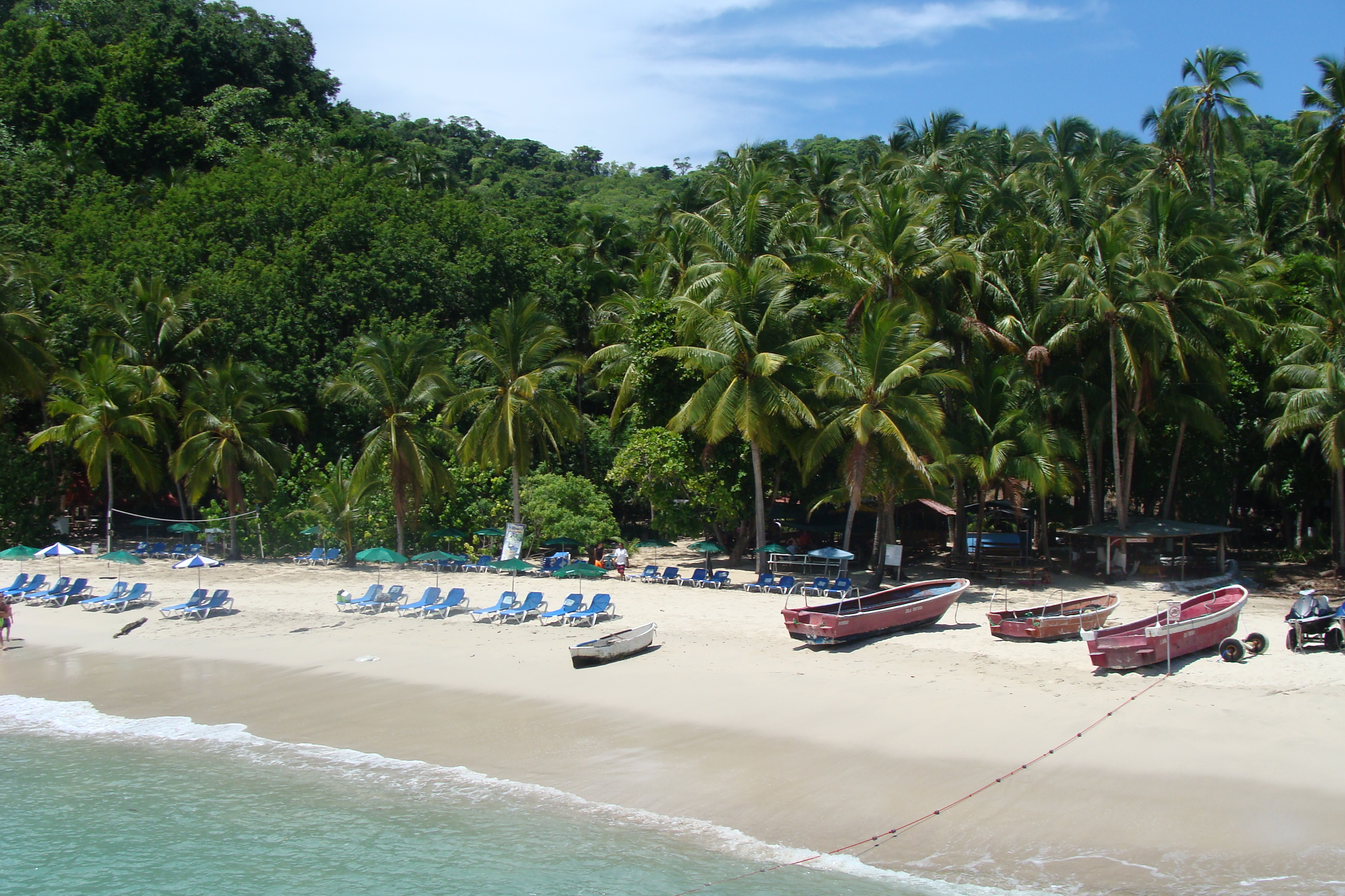 The beach at La Isla Tortuga.