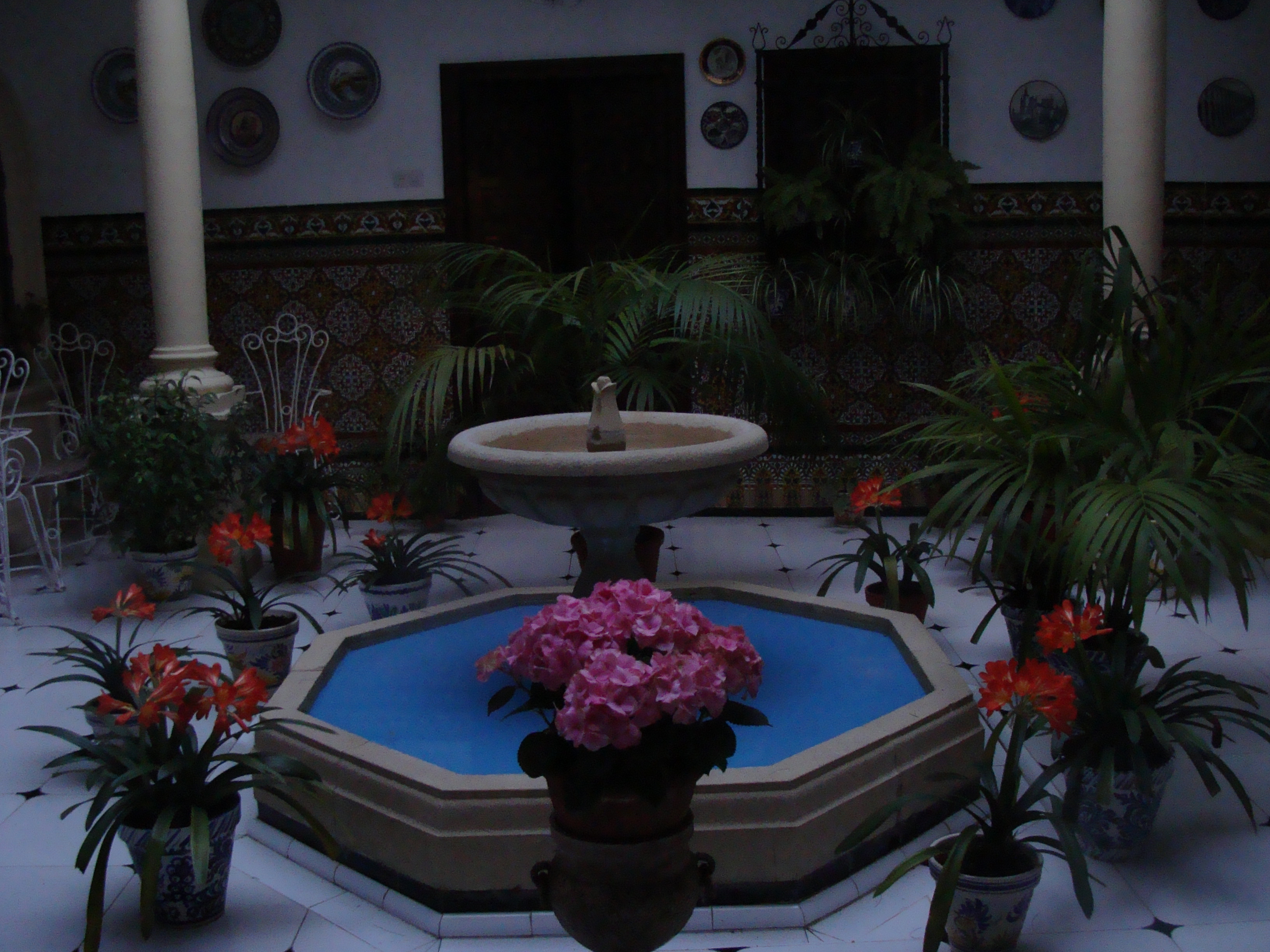 Indoor courtyard, Cordoba, Spain