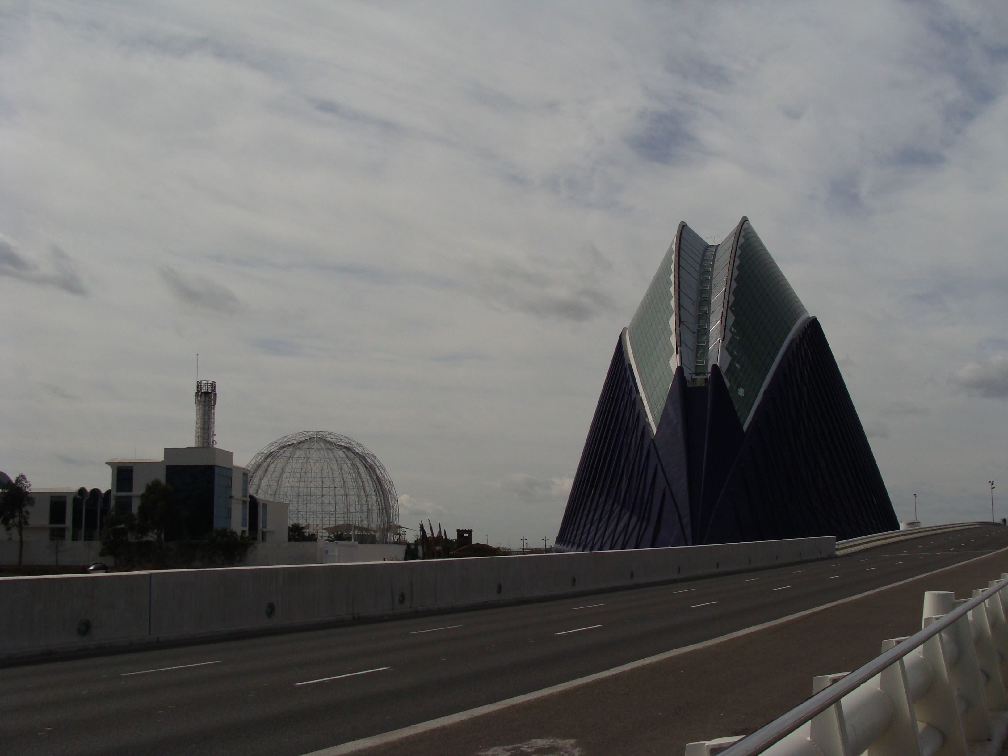 Science museum (looks like a whale coming out of the water), Valencia, Spain