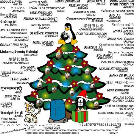 Different ways to say Merry Christmas