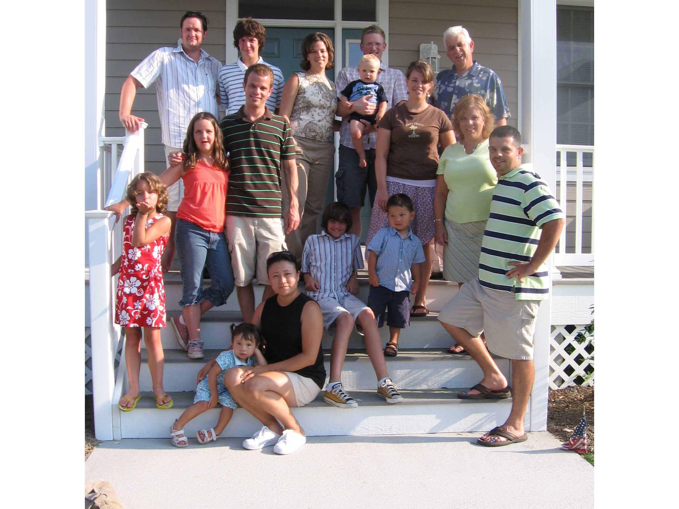 a picture of my family on vacation in 2005