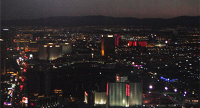 View of the Vegas from the top of the Stratosphere