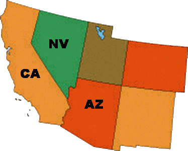 Southwest states