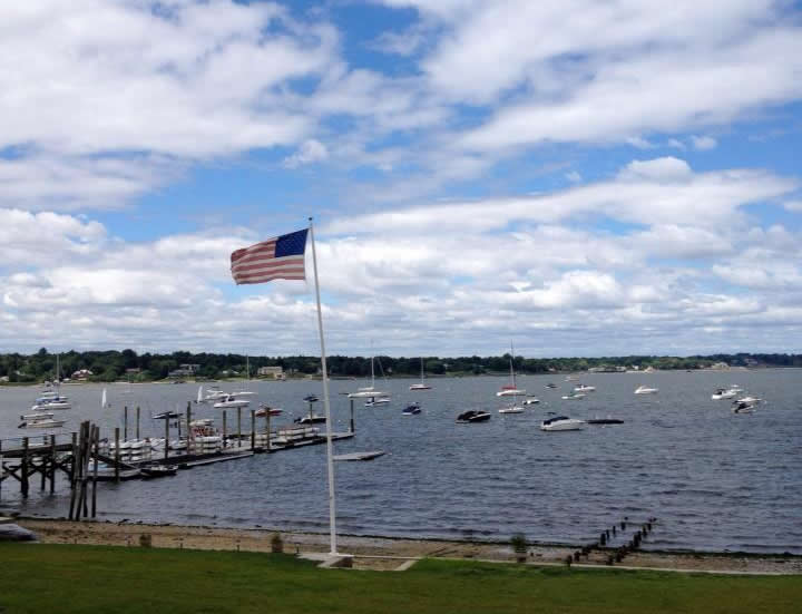 Flag and Boats