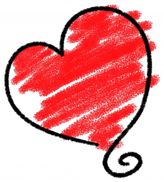 scribble heart