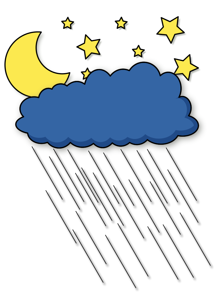 drizzling