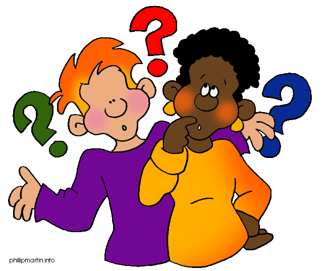 two people questioning
