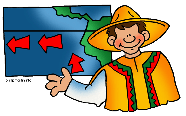man showing map
