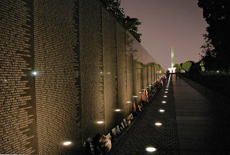 wall at night